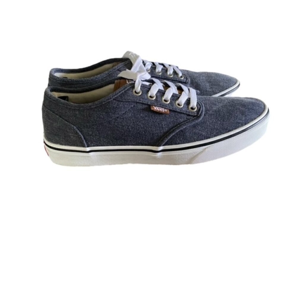 Vans Gray Canvas Low-Top Sneakers